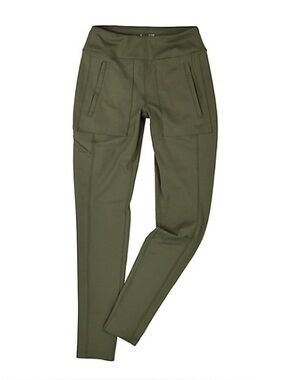 Ridgecut Women's Stretch Fit Natural-Rise Work Outdoor Leggings Olive Size Large